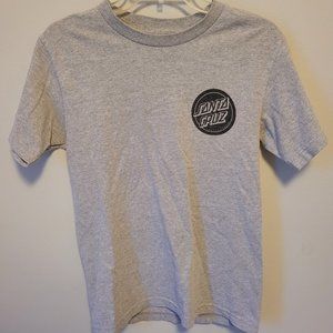 Santa Cruz Grey Short Sleeve T-Shirt